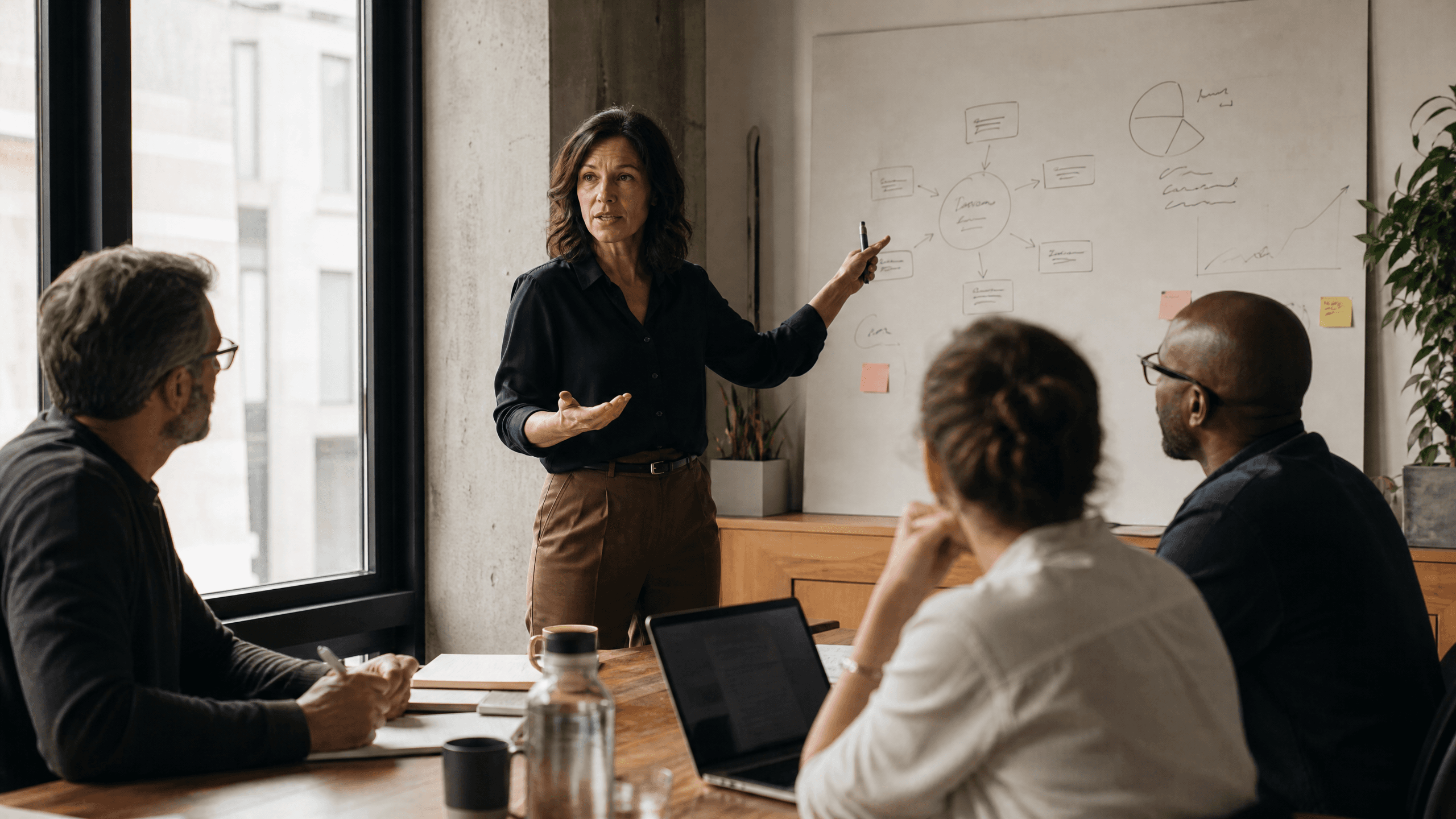 Leadership team in a meeting