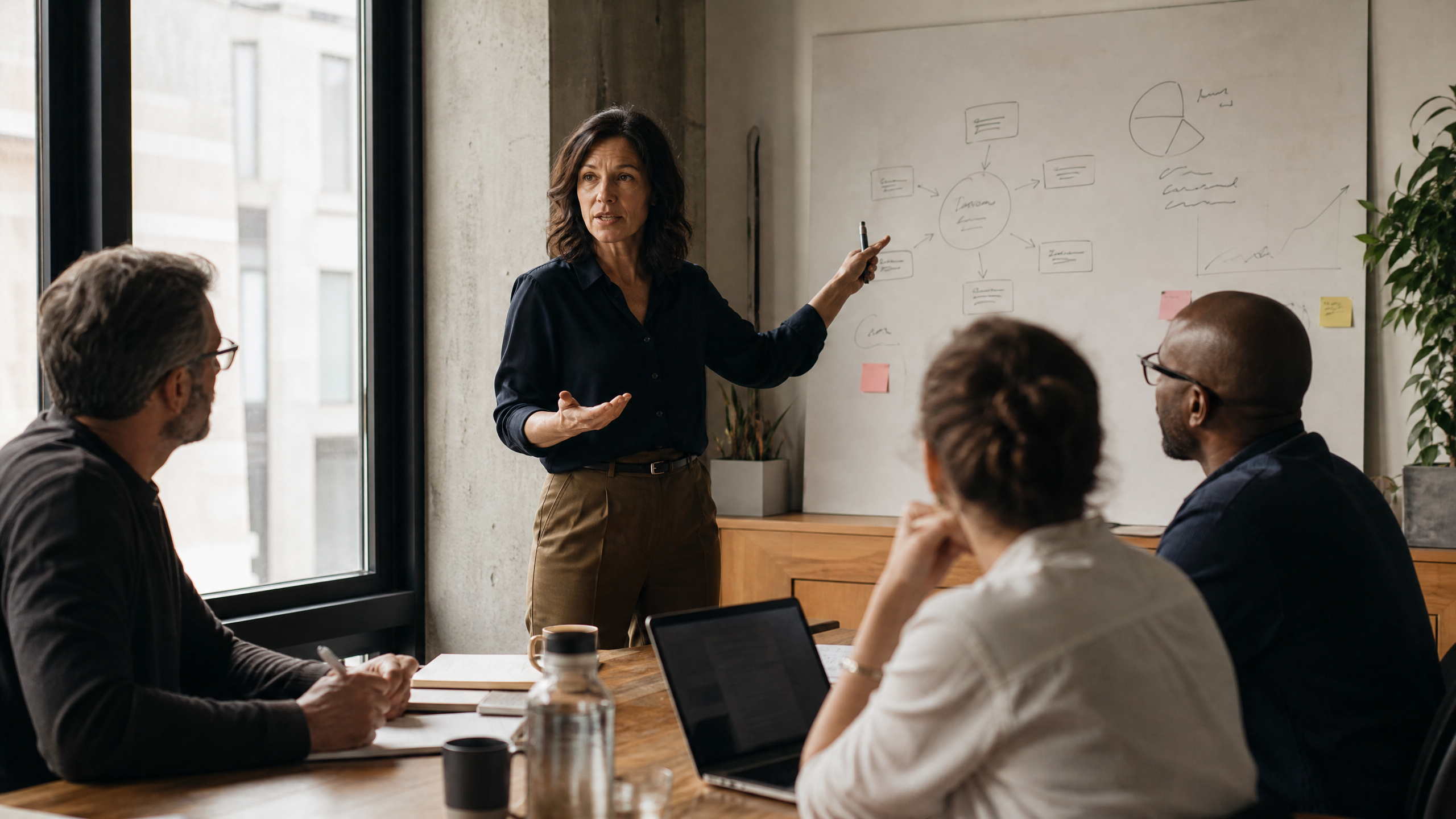 Leadership team in a meeting